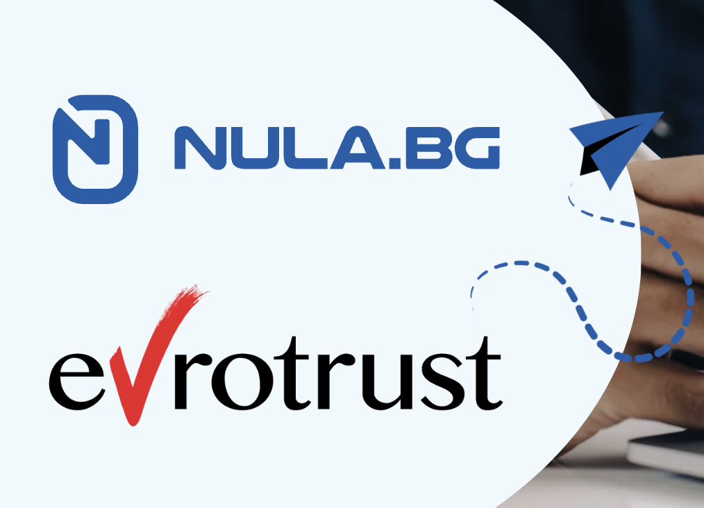 Използвайте промо код Evrotrust20 за отстъпка от услугите на Nula!